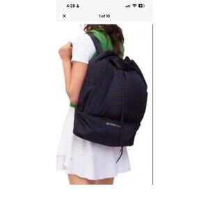 BEYOND YOGA Black Drawstring Black Convertible Gym Bag Backpack NEW W/Tags